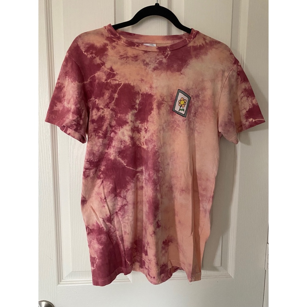 Men’s RIPNDIP Pink Tie-dyed T-Shirt